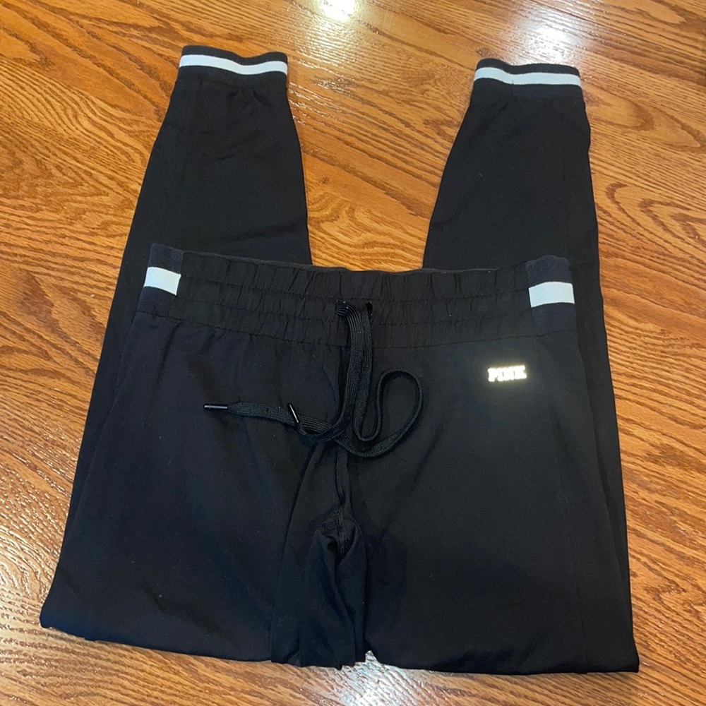 Victorias Secret Ultimate Black and White Joggers